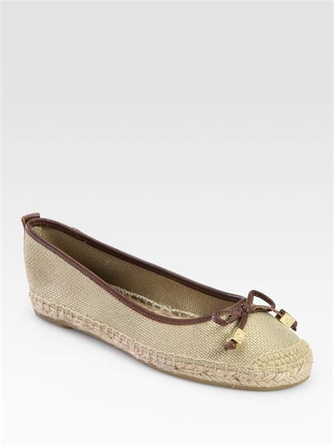 michael michael kors meg espadrille ballet flats|Michael Kors espadrille wedges.